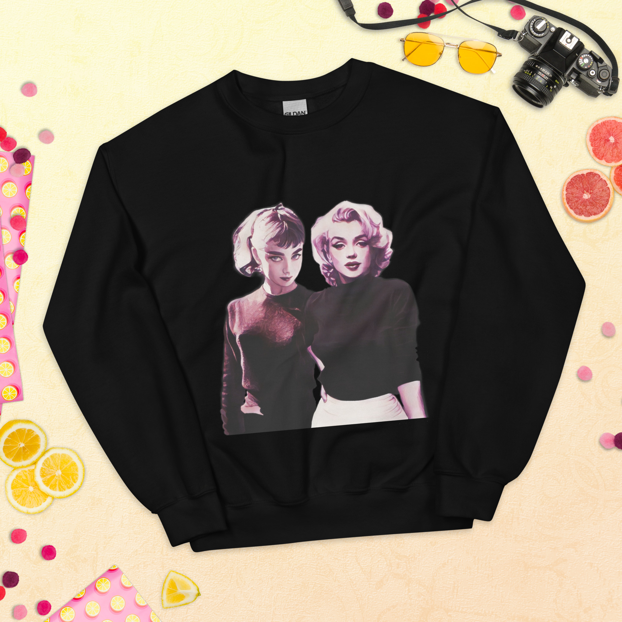 Moletom unissex Audrey & Marilyn