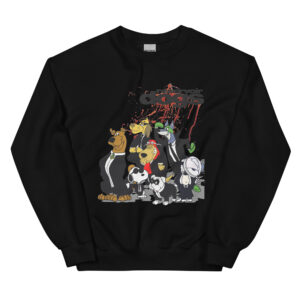 Moletom unissex Cães de Aluguel Animados