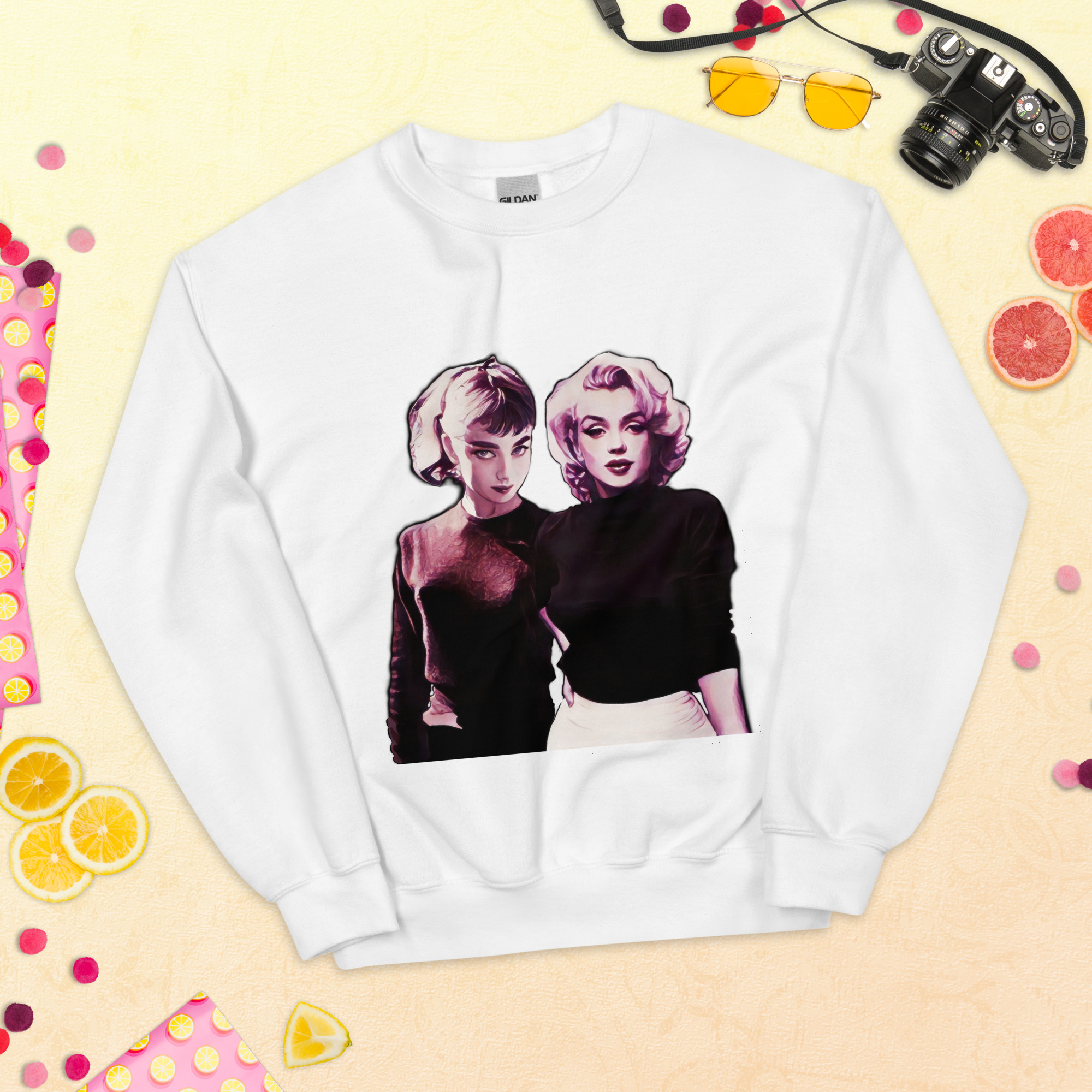 Moletom unissex Audrey & Marilyn - Imagem 3