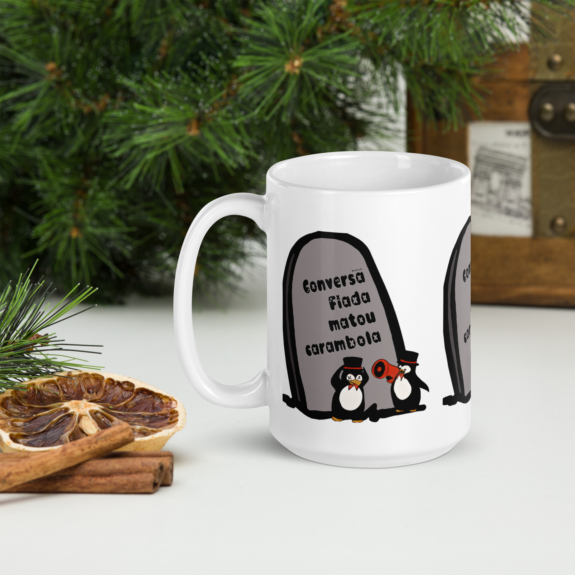 Caneca Conversa Fiada matou Carambola - Imagem 5