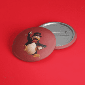 🐧 Botton Oficial Cultura Pop A Rigor - Edição Pinguim Bebaço