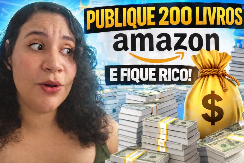 publique 200 livros na amazon e ganhei muito dinheiro