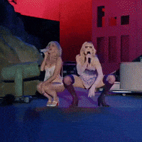 sabrina carpenter e madonna gif